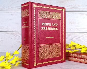 Jane Austen, Pride and Prejudice, Vintage 1979 Purnell Ed, Deluxe Hardcover Book, Illustrated.