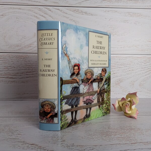 E Nesbit Die Eisenbahn Kinder Hübsche und kleine Dekorative Hardcover Hardcover in DJ Little Classics Home Bibliothek, Geschenk würdig, Illus von Shirley Hugo