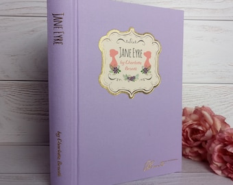 Charlotte Bronte, Jane Eyre, Gift Book Edition, Special Deluxe Hardcover, Coloured Page Edges, Decorative Edition, As New, Gothic Romance!