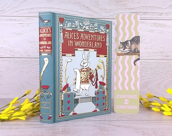 Lewis Carroll, Las aventuras de Alicia en el país de las maravillas, facsímil en tapa dura de la rara edición de 1907, ilustrado por W.H. Walker, regalo de libro de Alicia, como nuevo.