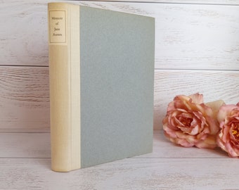 Memoir of Jane Austen von J. E. Austen-Leigh Vintage Schöne Hardcover Oxford Clarendon Press 1963 mit seltener Seidenjacke und Ersatztiteletikett