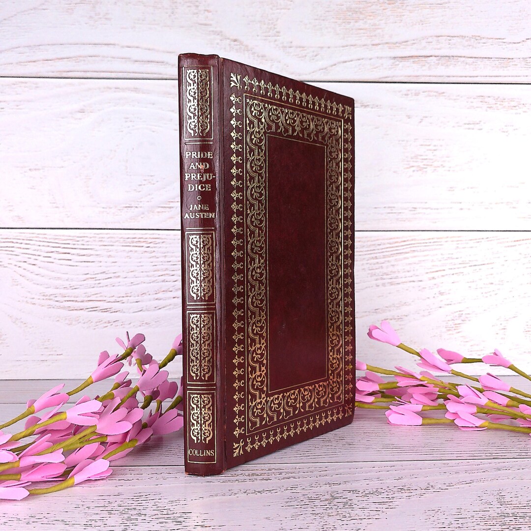 Jane Austen, Pride and Prejudice, 1973 Collins Vintage Hardcover, Red ...