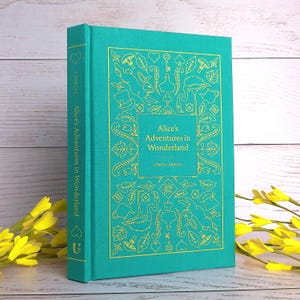 Lewis Carroll, Alice&#39;s Adventures in Wonderland / Looking-Glass, New Gift Book Edition, Lovely Cloth and Fore-Edge Design, Tenniel Illus