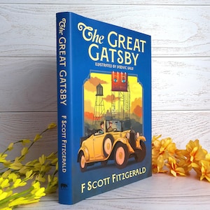 F Scott Fitzgerald, The Great Gatsby, Illustrated in Lovely Art Deco Style, Contemporary Gift Edition, Deluxe Book, As New, Arcturus Classic