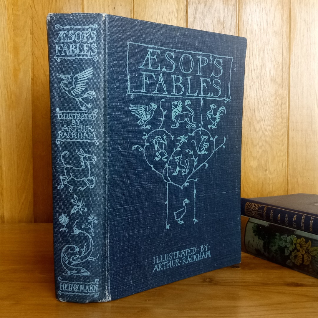 Arthur Rackham, Aesop's Fables, STUNNING Colour Illustrations Vintage ...