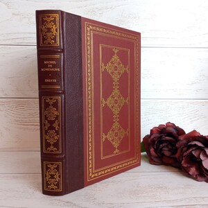 Michel de Montaigne Essays: Franklin Library 1982 Special Edition Book