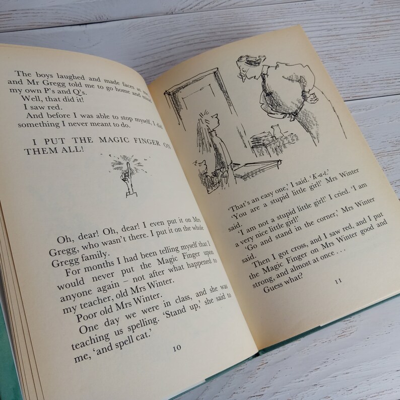 Roald Dahl, the Magic Finger, Quentin Blake, 1995, First Illustrated ...