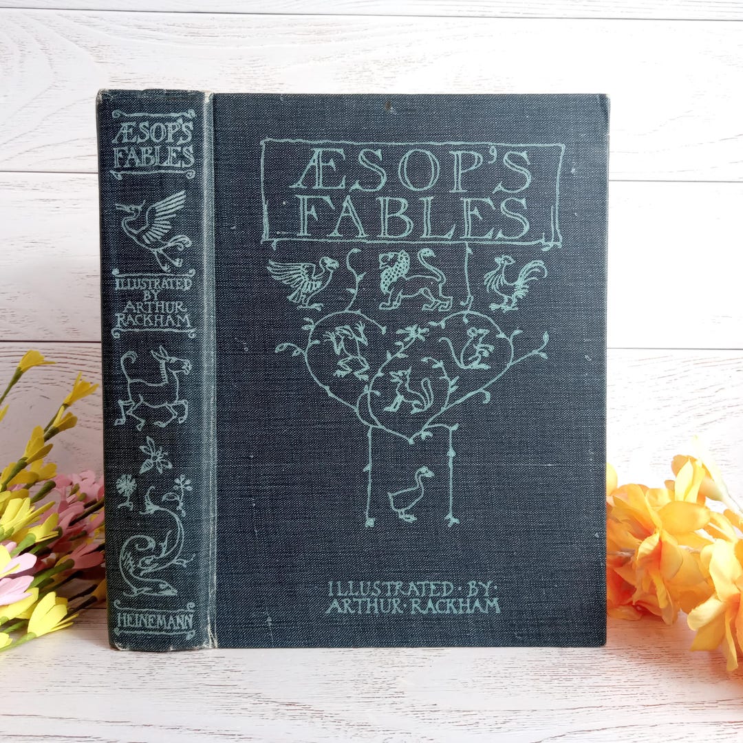 Arthur Rackham, Aesop's Fables, STUNNING Colour Illustrations Vintage ...