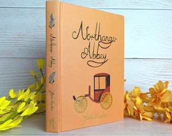 Jane Austen, Northanger Abbey, Pretty Gift Book Edition, Contemporary Orange Cloth and Gilt, New Hardcover, Decorative Collector's Edition.