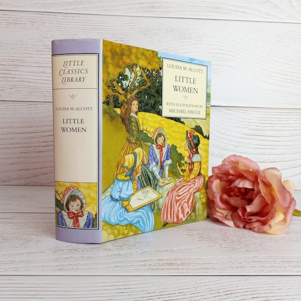 Louisa May Alcott Little Women Pretty and Small Decorative Hardcover in DJ Little Classics Home Library Collectible Illus by Michael Hague