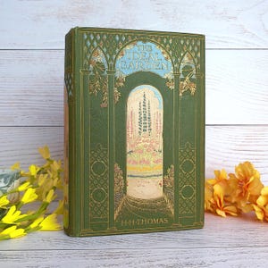 Edwardian Gardening Book: 1911 H. H. Thomas, Colour Plates, Decorative Binding