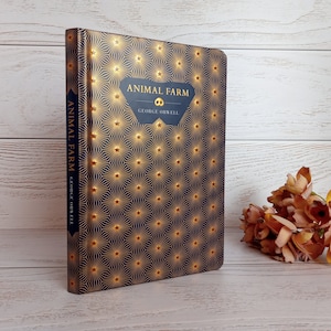 George Orwell (author of 1984), Animal Farm, Gift Book, Decorative, Deluxe, Gilt Edges, Embossed Cover Design, Very Stylish Edition, As New