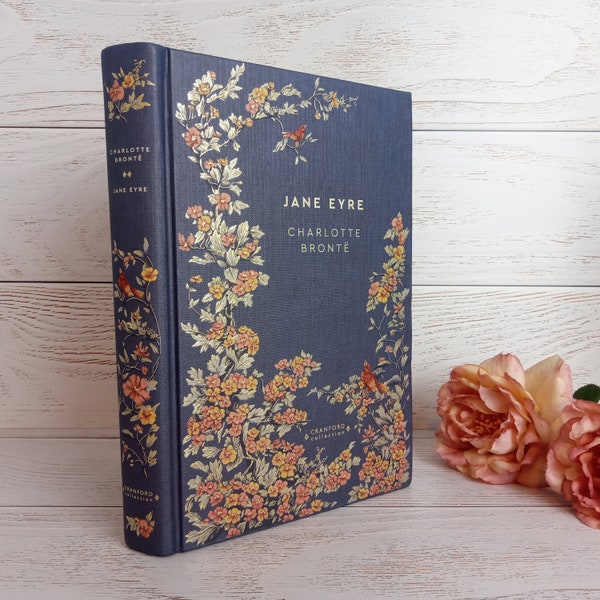 Charlotte Bronte Jane Eyre CRANFORD COLLECTION Display Quality Special Deluxe Stunning Embossed Design Hardcover Classic Rare Gift Edition