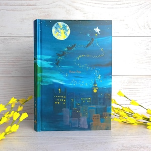 J. M. Barrie, Peter Pan, Painted Deluxe Gift Edition Book, Gilt Sprayed Edges, Decorative Hardcover, Illustrated, Embossed Cover, As New.