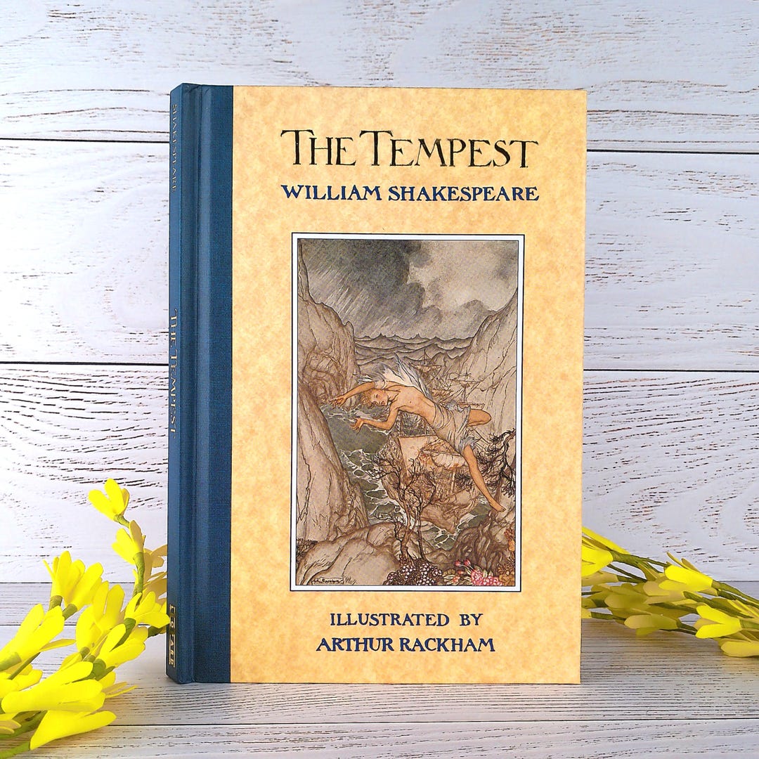 William Shakespeare, the Tempest, Vintage 1995 Hardcover Illustrated by ...