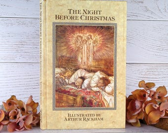Arthur Rackham Illustrated "The Night Before Christmas" (Clement C. Moore), 1986 Vintage Hardcover.