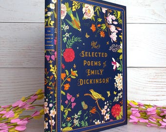 Emily Dickinson, Selected Poems, Gift Book Edition, Deluxe Hardcover, Classic American Collectible, Home Library, Pretty Poetry Book, As New