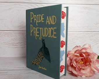 Jane Austen Pride and Prejudice UNIQUE Gift Edition with Original HAND-PAINTED Fore Edge Art Display Quality Deluxe Classic Collectible Book