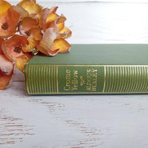 Aldous Huxley, Crome Yellow, Vintage Hardback, First &quot;Collected Edition&quot;, 1949, Chatto Windus, Debut Novel from Brave New World Author