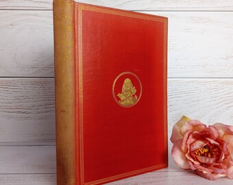 Lewis Carroll Alice's Adventures in Wonderland 1922 Macmillan Edition, Original Classic Red Cloth & Gilt Edges 42 John Tenniel Illustrations