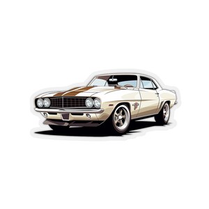 Classic Chevrolet Camaro Sticker: Unleash the Power of American Muscle