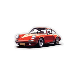 Classic Porsche 911 Sticker: Timeless Design and Thrilling Performance