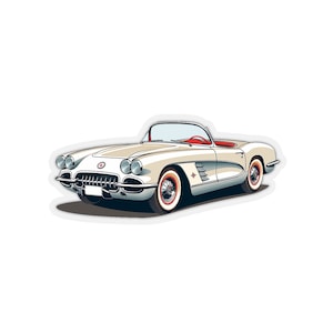 Classic Chevrolet Corvette Sticker: Timeless Elegance and Unmatched Performance