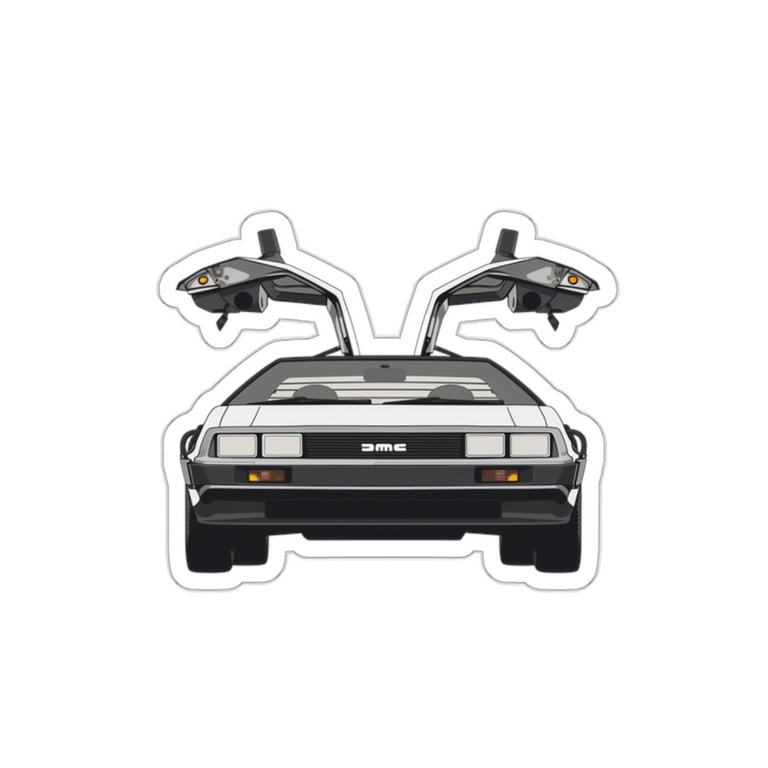 Delear Rear Sticker DMC Delorean Sticker - Classic Car Vinyl Decal - Etsy