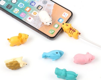 Cute Various Animal Cable Protector And holder
