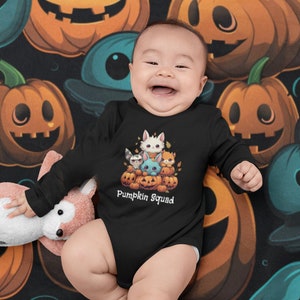 Toddler Pumpkin Squad Tee, Long Sleeve Tee