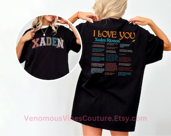 Xaden Riorson Quote t-shirt, Comfort Colors, Book Quotes, Fourth Wing Merch, Xaddy Shirt, Booktok, I Love You In Book Quotes, Romantasy Book