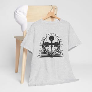 Fantasy Era Dragon T-Shirt - Unisex Heavy Cotton Tee for Book Lovers, Birthday, Christmas, BokTok Shirt, Wyvern Clothes, BookTok