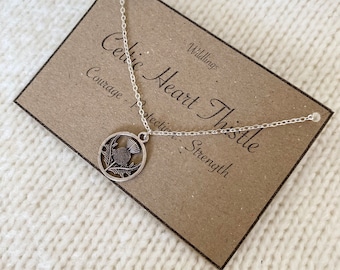 THISTLE CHARM NECKLACE