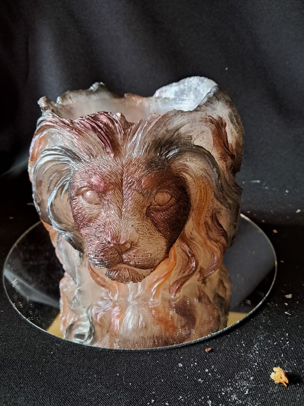 starwolf, lion head flower pot