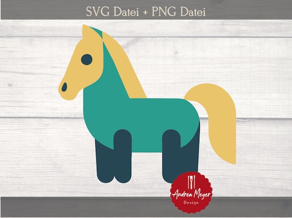 SVG + PNG file horse plotter file - Plotter File by AndreaMeyerDesign 3