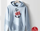 SVG + PNG MOIN Plotterdatei – Maritimes Shirt Anker Design