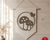 Pilz SVG Kinderzimmer | Wald Plotterdatei | Märchenwald PNG | SVG Download