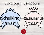 Plotterdateien für Einschulung & Schulkind 2025 – SVG + PNG für Cricut + Silhouette | DIY Shirts, Geschenke + Deko selbst gestalten