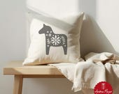 Plotterdatei Elch Dalapferd Herz SVG PNG | Waldhütte Lodge Deko | Skandi Folk Art Datei Cricut Silhouette