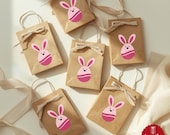 Osternest Plotterdatei – Osterhase Osterei SVG für Goodie Bags, Geschenktüten, Etiketten & Anhänger