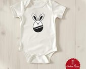 Osterhase SVG für Kinder Shirt – Osterei Plotterdatei, PNG, Oster Outfit Cricut Silhouette