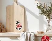 SVG + PNG Datei MOIN – Maritime Küchen Deko Anker Plotterdatei