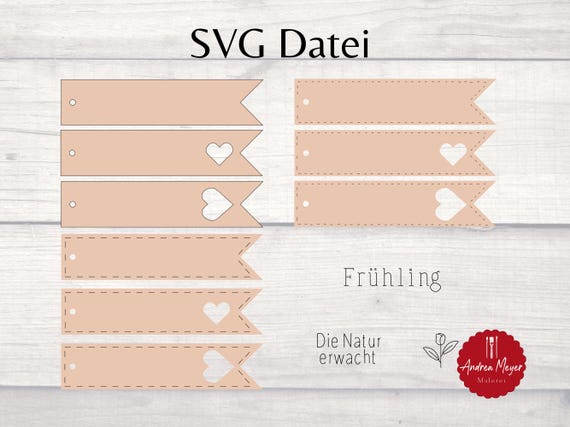 SVG file with pattern for trailer with single line font - label - plotter file - plotter file, template by AndreaMeyerDesign 3