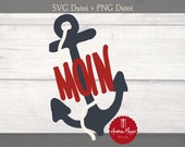 SVG + PNG Datei Moin Anker Plotterdatei - Plotter File