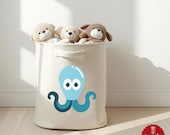 Krake SVG PNG Datei Kinder | Oktopus Plotterdatei Unterwasser Tier | Tintenfisch Kinderzimmer Deko