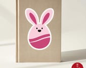 Sticker Plotterdatei Hase – minimal Osterhase SVG für Aufkleber, Vinyl Decals, Planner & Scrapbook | digital