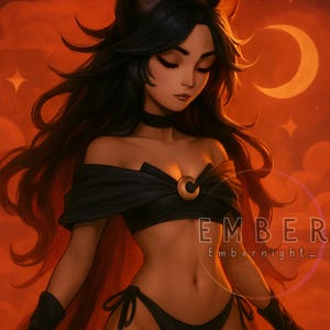 Animated Adoptable Character, Fantasy OC Adopt / Fox Ember