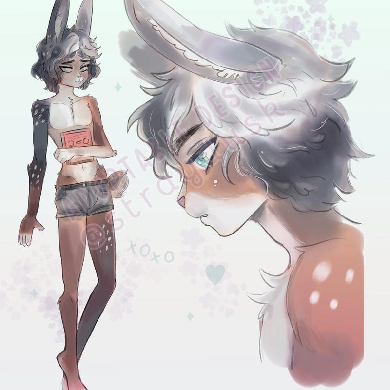 Furry Femboy Bunny - Etsy