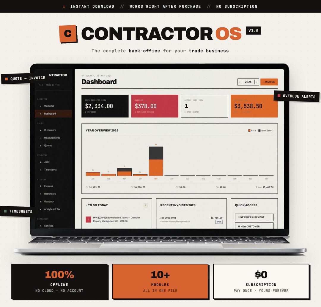 Contractor OS Pro (english)| All-in-one Contractor Software | Estimates ...