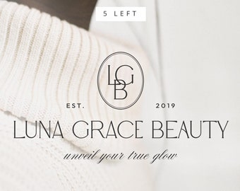 Modern Logo Design, Complete Brand Identity Package, Logo Template, Neutral, Luxury Branding, Semi-Custom Brand Kit, Pre-Made Logo Package
